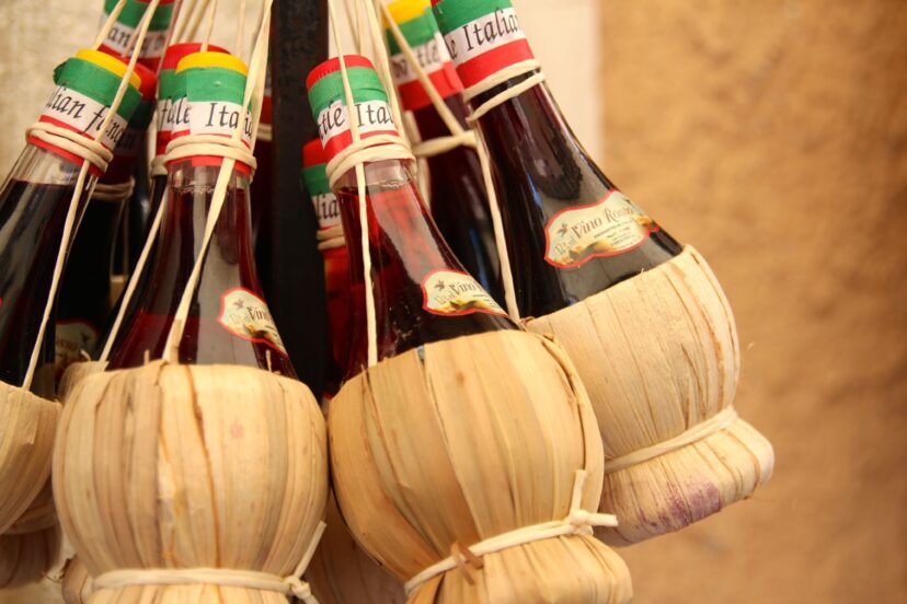 mini wine bottles