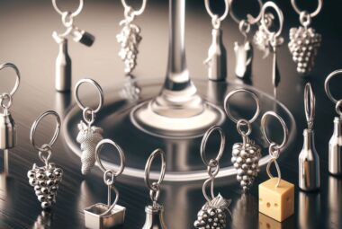 wine glass charms