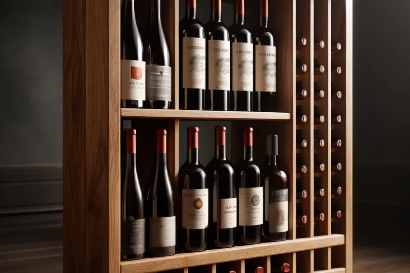 wood wine rack