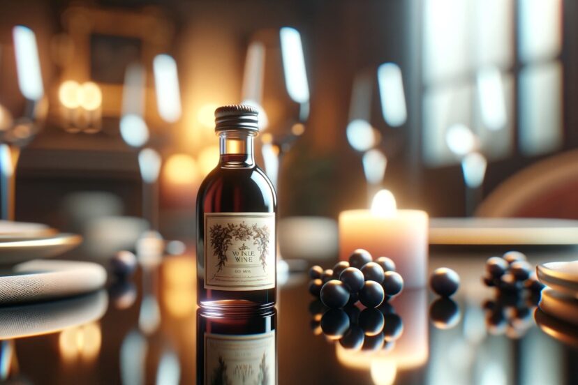mini wine bottle