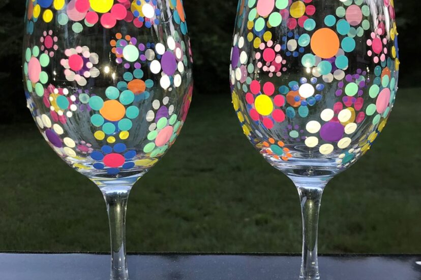 Wine Glass Painting Ideas