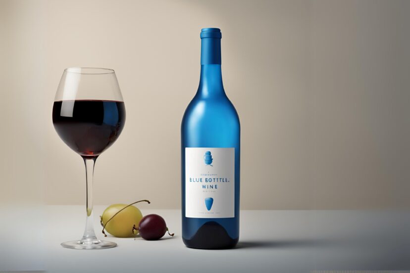 blue bottle wine