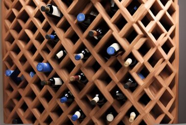 wooden wine racks