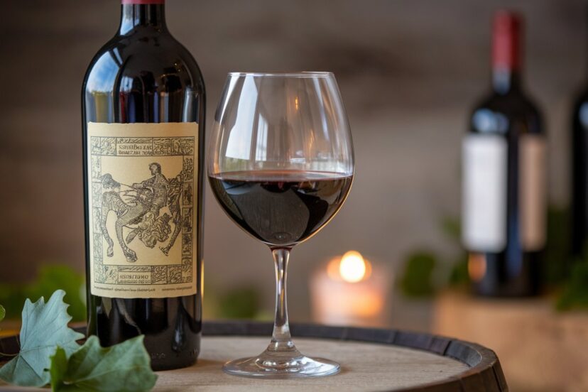 wine bottle glass