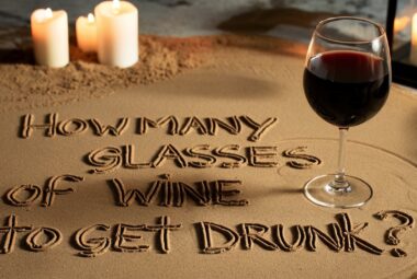 how many glasses of wine to get drunk