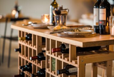 wine rack tables