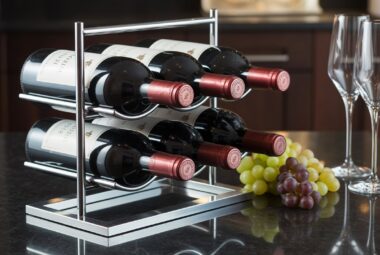 countertop wine rack